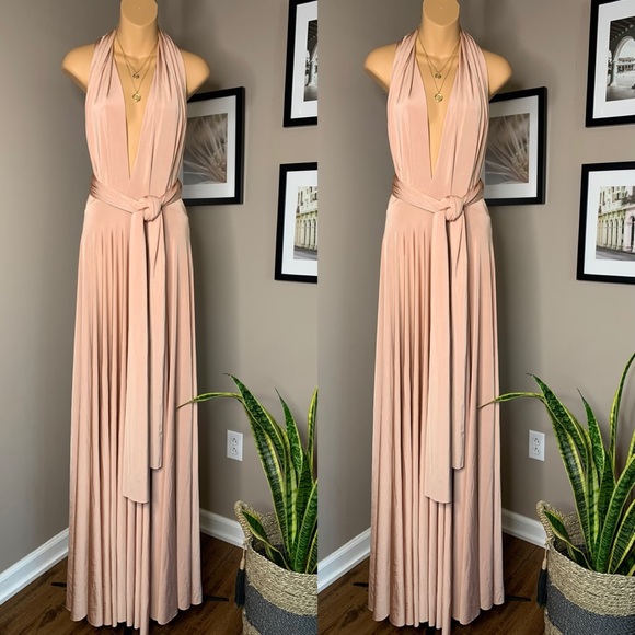 BHLDN Twobirds Ginger Convertible Maxi Dress - Picture 7 of 9